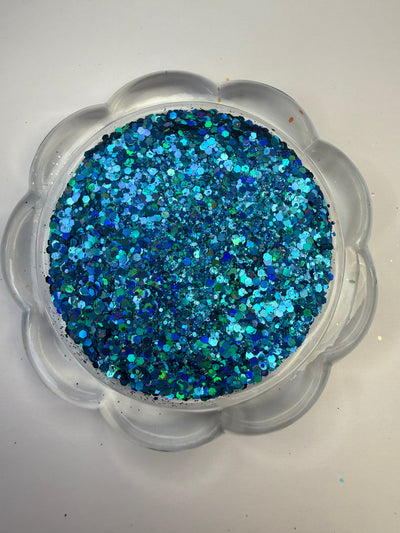 Blueberry Frost - Chunky Glitter Mix - 2oz