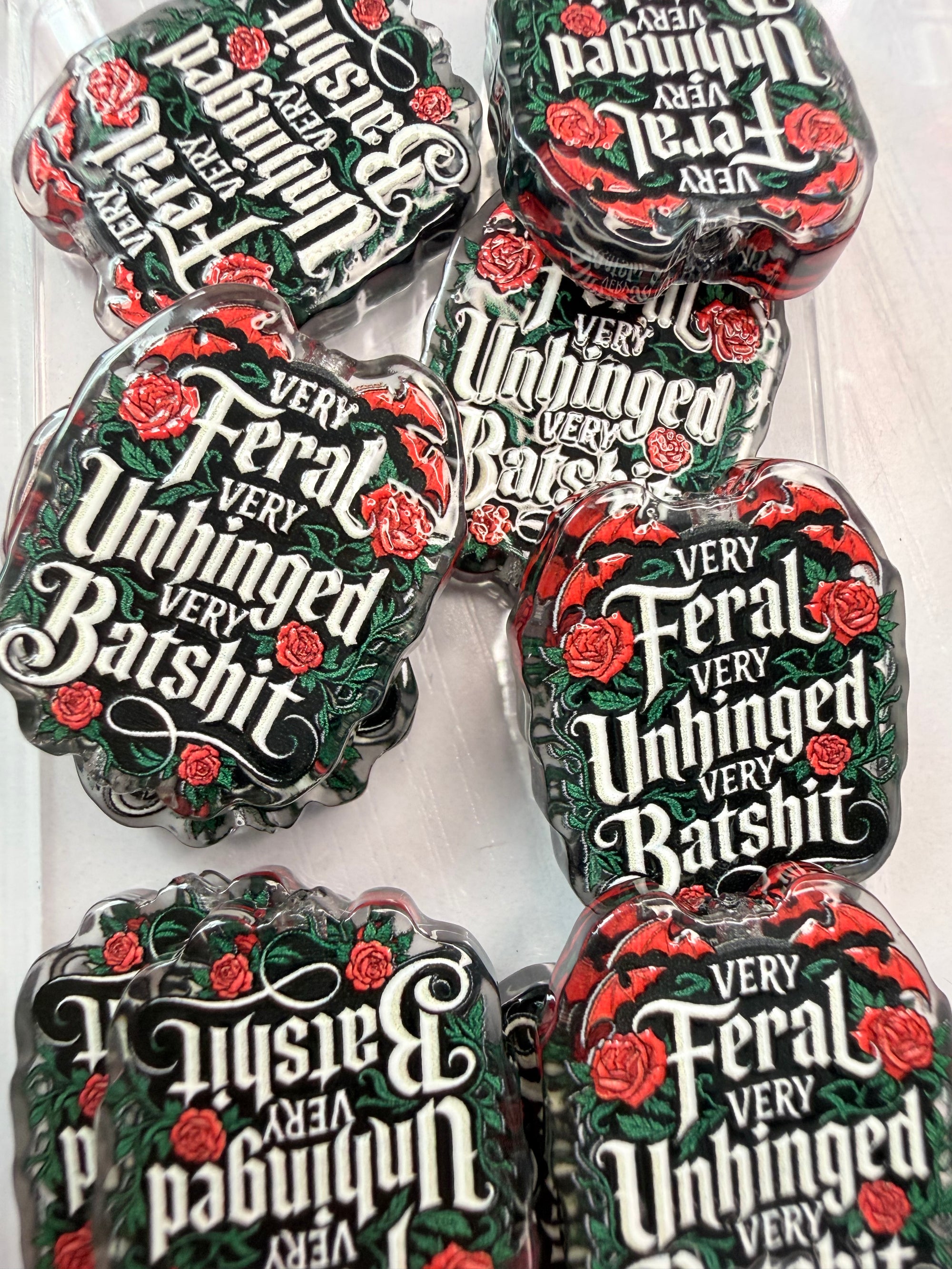 Acrylic Focal Bead #026